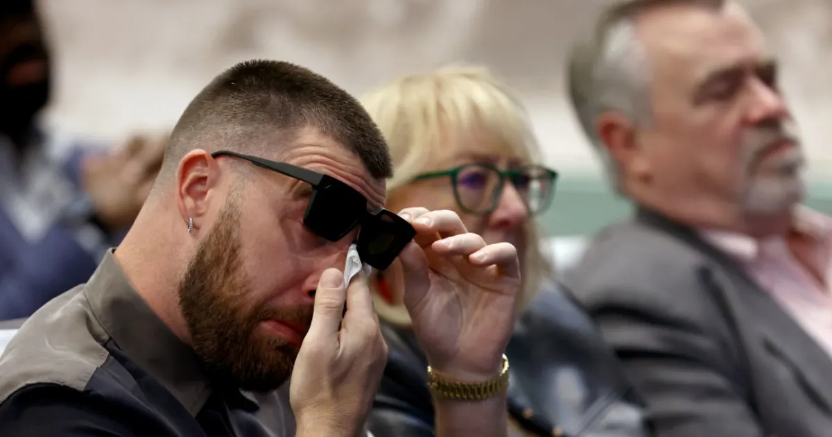 Travis Kelce Sheds Tears As Brother Jason Bids Adieu ToThe NFL