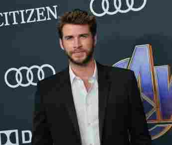 Liam Hemsworth at the 'Avengers: Endgame' premiere in Los Angeles, 2019.