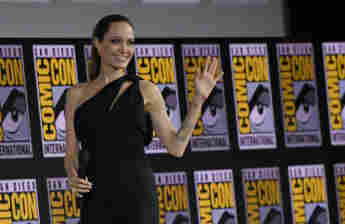 Angelina Jolie at the 2019 Comic Con in San Diego.