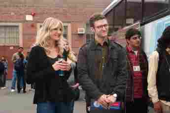Cameron Diaz and Justin Timberlake starred together in "Bad Teacher"