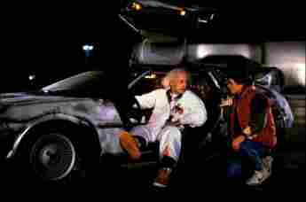 "Back To The Future" stars Michael J. Fox and Christopher Lloyd
