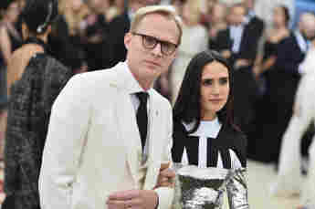 Paul Bettany and Jennifer Connelly attend the Heavenly Bodies: Fashion & The Catholic Imagination Costume Institute Gala at The Metropolitan Museum of Art on May 7, 2018 in New York City