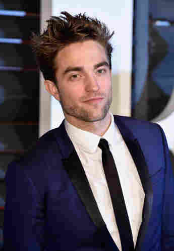 "Twilight" star Robert Pattinson celebrated with Sienna Miller and Tom Sturridge at the Vanity Fair Oscar Party