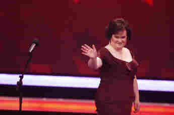 Susan Boyle performs during the 3rd semi final of the TV show 'Das Supertalent' on December 12, 2009 in Cologne, Germany