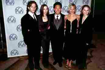 Glenn Howerton, Chyler Reigh, Brittany Daniel, Eddie Shin and Tinsley Grimes from 'That 80's Show'
