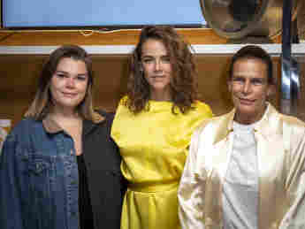 Stephanie von Monaco with her daughters Camille Gottlieb and Pauline Ducruet on September 22, 2020