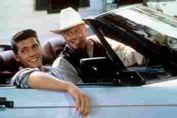 Sasha Mitchell and Larry Hagman starred in the series, "Dallas"