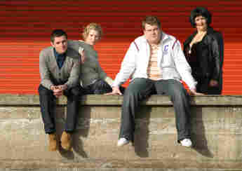 GAVIN AND STACEY, (from left): Mathew Horne, Joanna Page, James Corden, Ruth Jones, (Season 1), 2007-10. BBC / Courtesy: