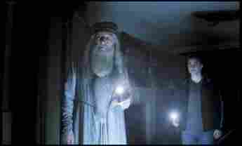 Michael Gambon and Daniel Radcliffe in "Harry Potter and the Half-Blood Prince"