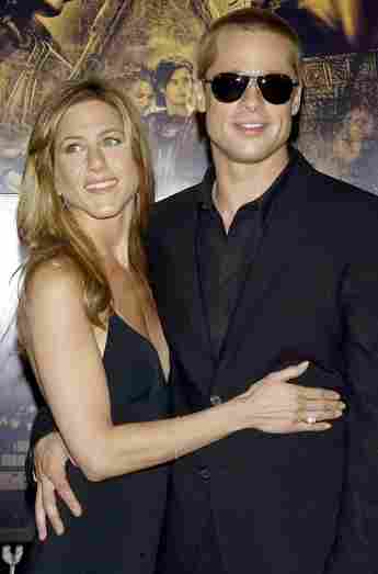Brad Pitt and Jennifer Aniston in 2004