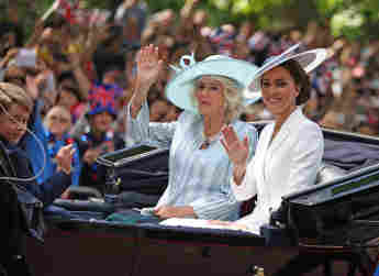 Camilla The Duchess of Cornwall, and Catherine The Duchess of Cambridge. Queen Elizabeth II Platinum Jubilee weekend sta