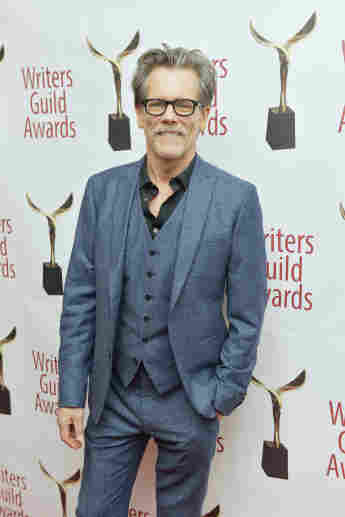Kevin Bacon poses backstage at the 72nd Writers Guild Awards at Edison Ballroom on February 01, 2020