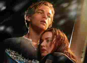 Leonardo DiCaprio y Kate Winslet en una imagen promocional de 'Titanic'