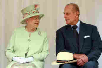 La reina Isabel y el príncipe Felipe