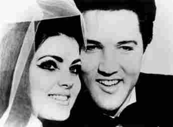 Priscilla Presley and Elvis presley