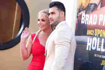 Sam Asghari Supports Britney Spears With Free Britney Shirts