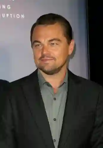 Leonardo DiCaprio at the 2019 premiere of 'Ice on Fire' in Los Angeles.