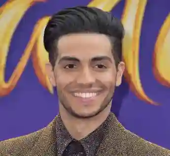 Mena Massoud at the May 2019 premiere of Aladdin in Los Angeles.