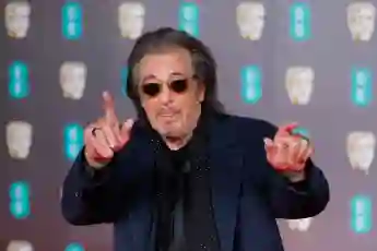 Actor Al Pacino of ﻿The Irishman ﻿attends the red carpet at the 2020 BAFTAs.