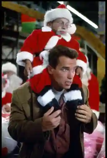Arnold Schwarzenegger in the 1996 film, "Jingle All the Way"