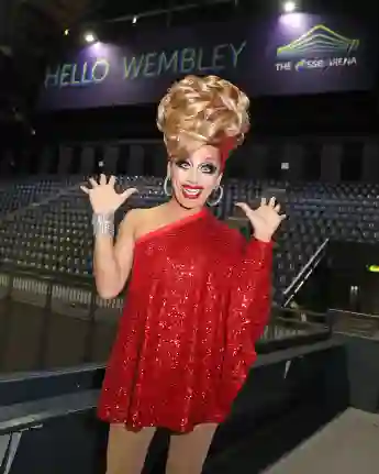 Bianca Del Rio appears at SSE Arena Wembley ahead of her September 2019 UK arena tour on December 05, 2018 in London, England