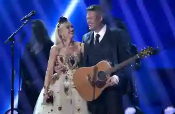 Gwen Stefani and Blake Shelton perform onstage during the 62nd Annual GRAMMY Awards