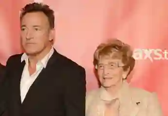 Bruce Springsteen with his mother Adele