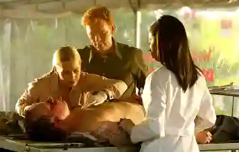 David Caruso, Khandi Alexander and Emily Proctor in 'CSI: Miami '
