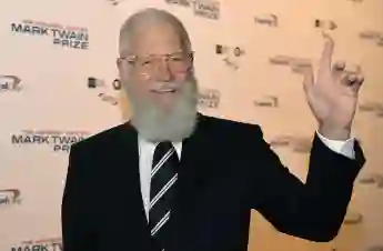 David Letterman at a red carpet event