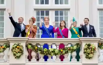 The Dutch royals balcony prinsjesdag