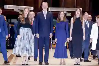 The Spanish royals on October 24, 2024