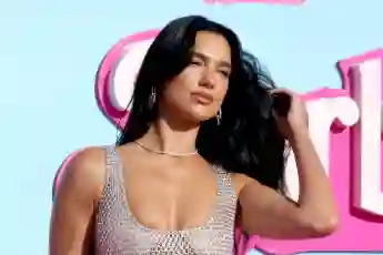 Dua Lipa at the "Barbie" premiere in Los Angeles