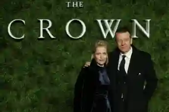 Gillian Anderson Peter Morgan The Crown relationship today why split reunion 2021 update news