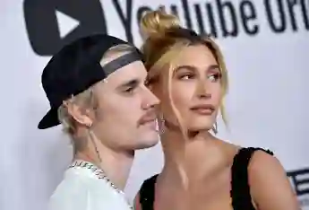 Justin Bieber and Hailey Bieber attend the Premiere of YouTube Original's "Justin Bieber: Seasons"