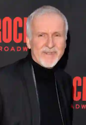 Director James Cameron attends the "Rocky" Broadway opening night