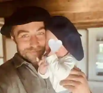 James Middleton and his son Inigo