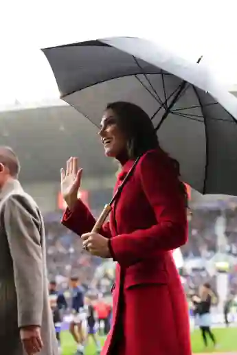 The Princess Of Wales Attends The England Rugby League World Cup 2021 Quarter Final