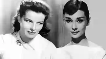 Katherine and Audrey Hepburn related