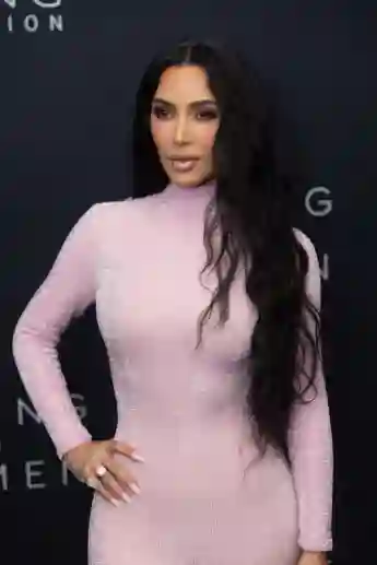 Kim Kardashian on the red carpet in September 2023