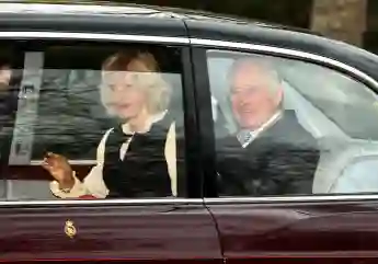 Queen Camilla and King Charles auto