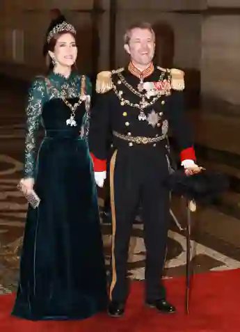 Queen Mary and King Frederik new year look outfit