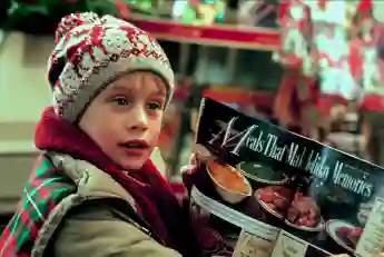Macauley Culkin in the film, "Home Alone"