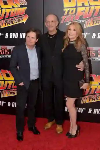 Michael J. Fox, Christopher Lloyd, Lea Thompson Zurück in die Zukunft Stars