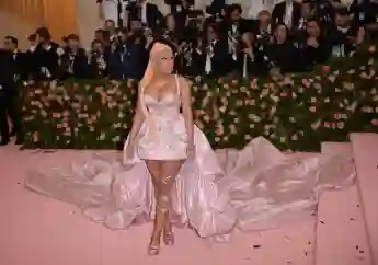 Nicki Minaj arriving at the 2019 Met Gala Celebrating Camp: Notes On Fashion at The Metropolitan Museum of Art on May 6, 2019 in New York City