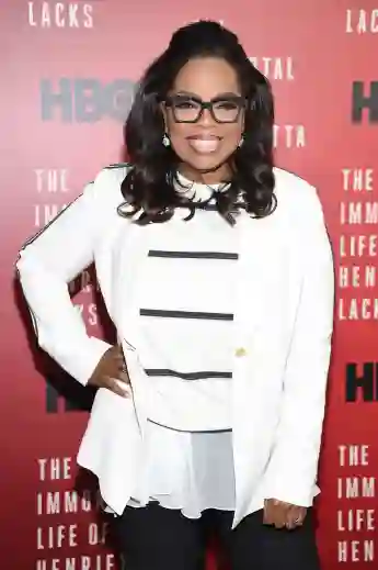 Oprah Winfrey attends 'The Immortal Life of Henrietta Lacks' premiere in 2017.