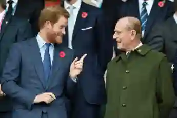 Prince Philip at the royal exit of Prince Harry "Dereliction Of Duty"