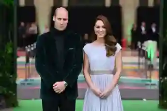 Prince William And Duchess Kate Middleton Appearance At Earthshot Prize Award Show dress ALexander McQueen velvet jacket outfit gown 2021 royal family photos pictures ceremony event news style