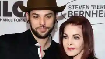 Priscilla Presley and her son Navarone Garibaldi