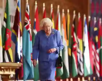 Queen Elizabeth II at Windsor Castle on Commonwealth Day 2021 speech message watch video royal family news