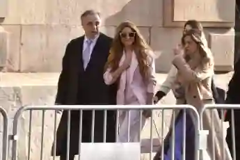Shakira at a court hearing